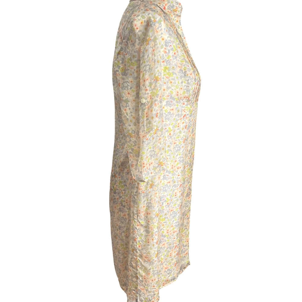 Rosie Pope Maternity Floral Silk Button down dress Size Small - Picture 10 of 10